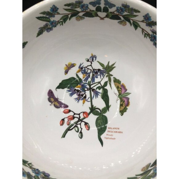 Vintage Portmeirion "The Botanic Garden" Mixing Serving Bowl Woody Nightshade Fl - Picture 6 of 15